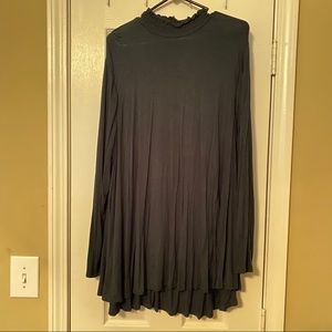 Dark Green Lane Bryant Turtleneck Top